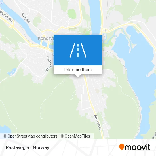 Rastavegen map