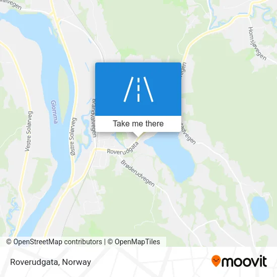Roverudgata map