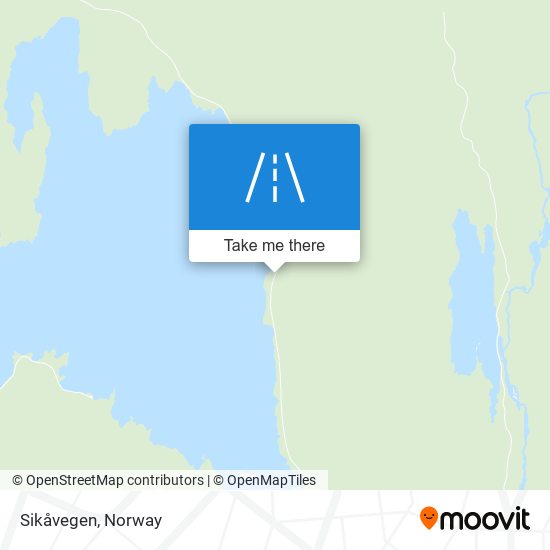 Sikåvegen map