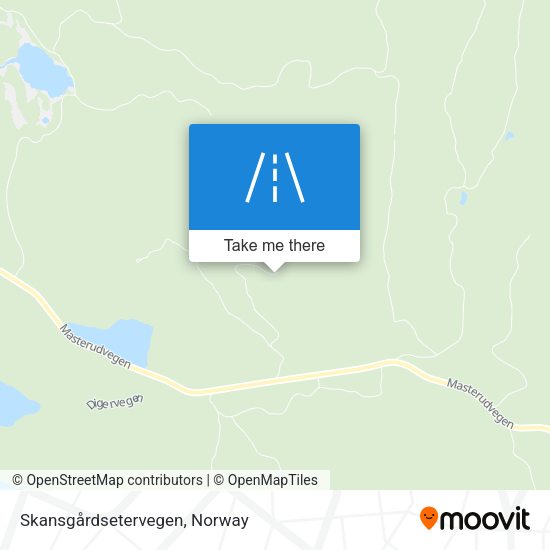 Skansgårdsetervegen map