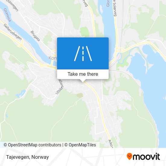 Tajevegen map