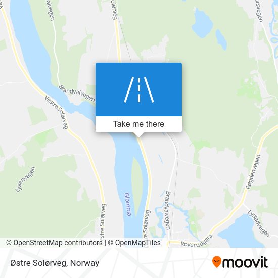 Østre Solørveg map