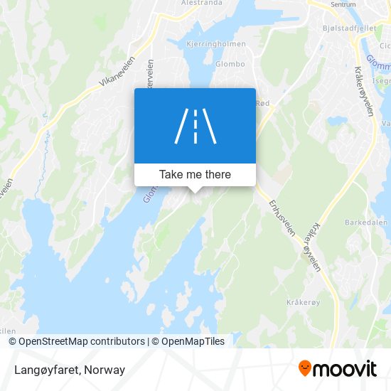 Langøyfaret map