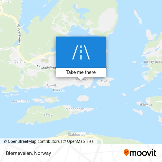 Biørneveien map