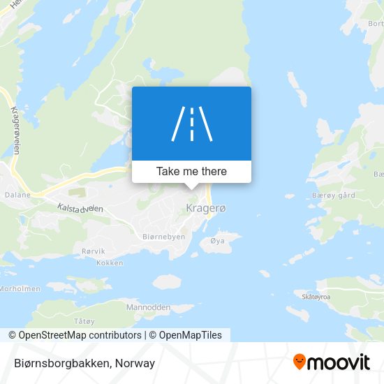 Biørnsborgbakken map