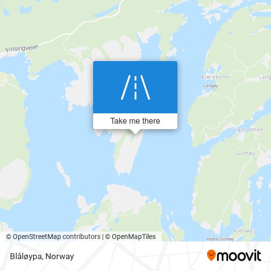 Blåløypa map