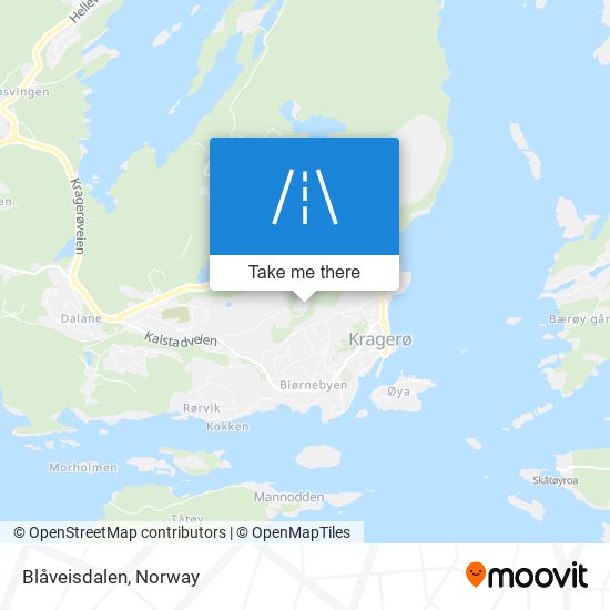Blåveisdalen map