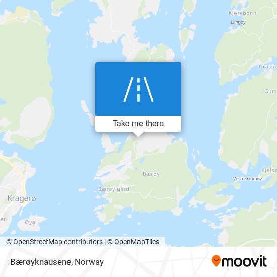 Bærøyknausene map
