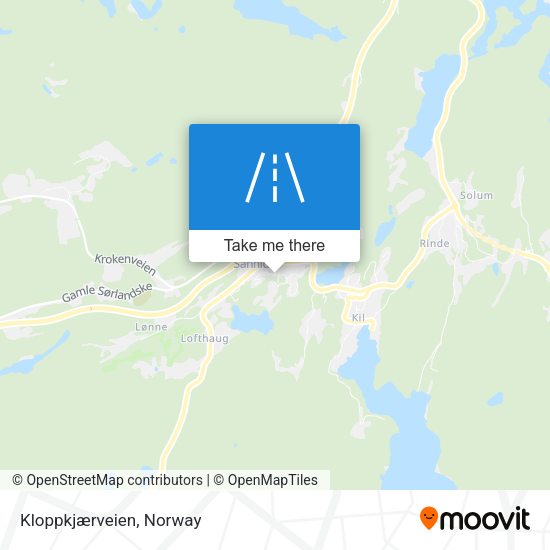 Kloppkjærveien map