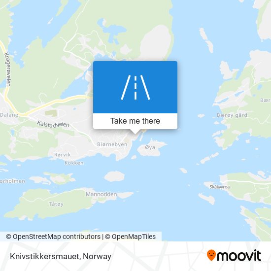 Knivstikkersmauet map