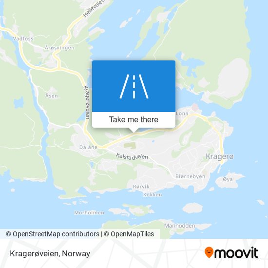 Kragerøveien map