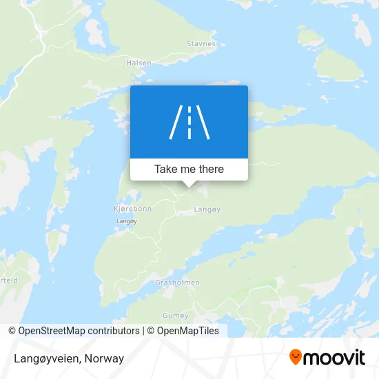 Langøyveien map