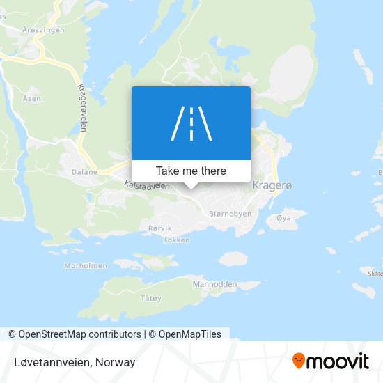 Løvetannveien map