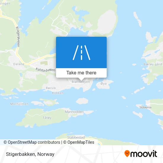 Stigerbakken map