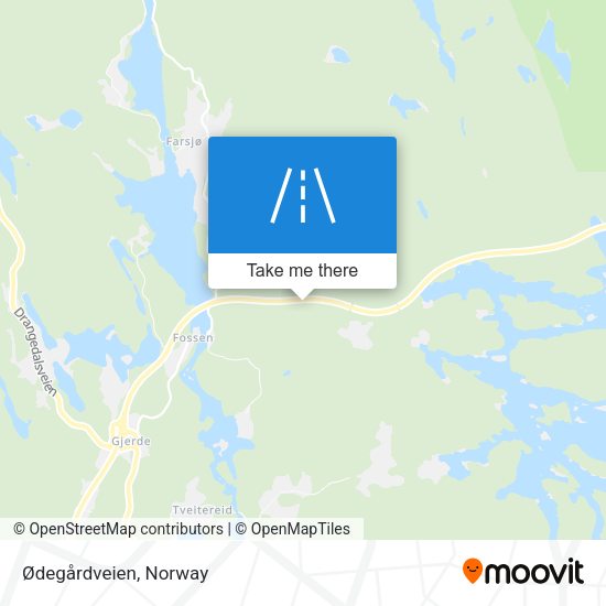 Ødegårdveien map