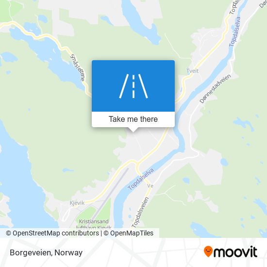 Borgeveien map