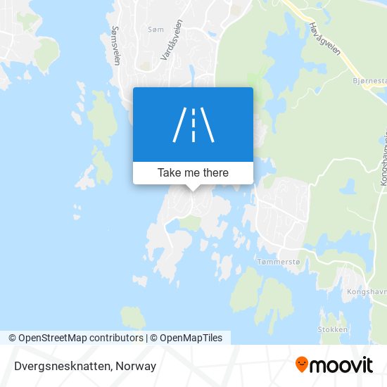 Dvergsnesknatten map