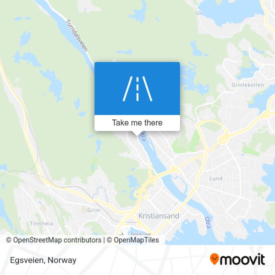 Egsveien map