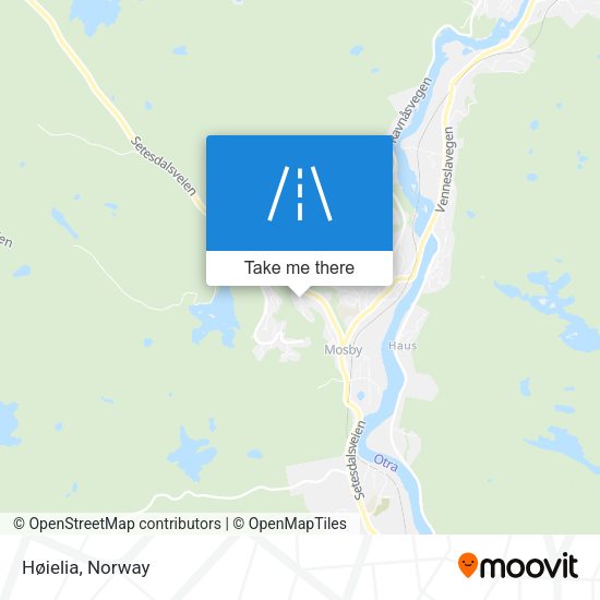 Høielia map