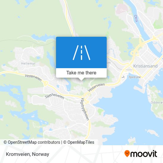 Kromveien map