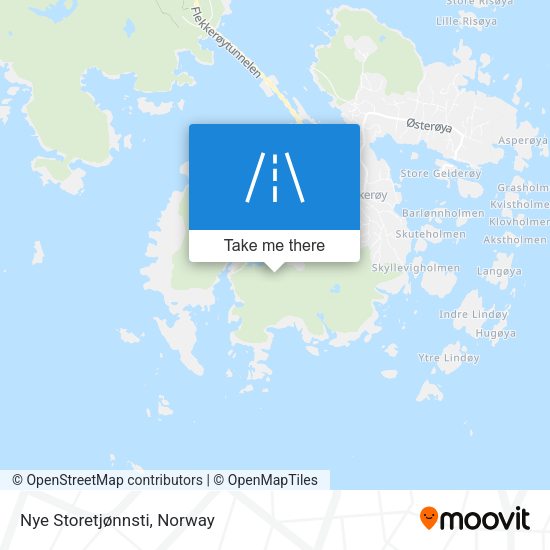 Nye Storetjønnsti map