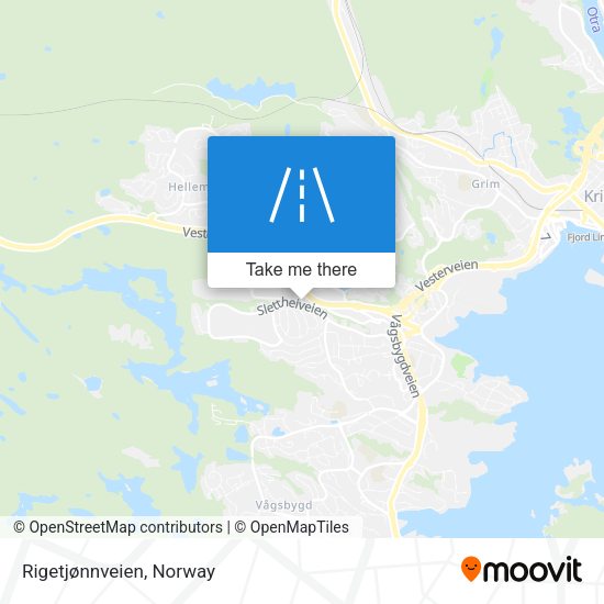 Rigetjønnveien map