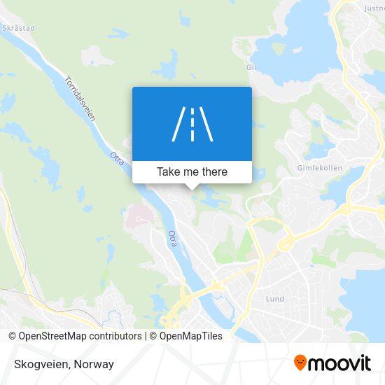 Skogveien map