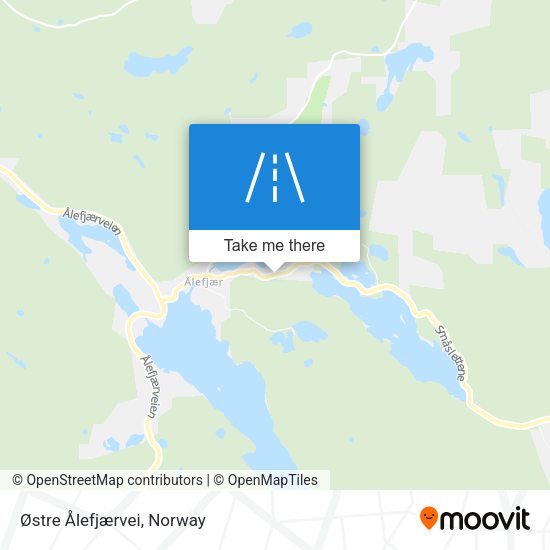 Østre Ålefjærvei map