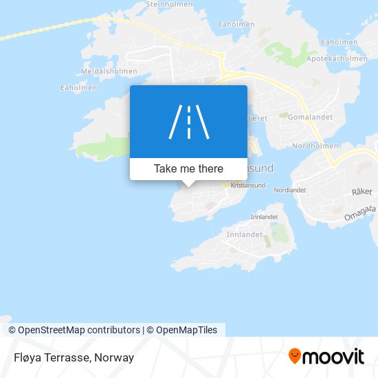 Fløya Terrasse map