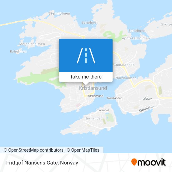 Fridtjof Nansens Gate map