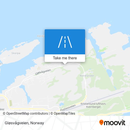 Gløsvågveien map