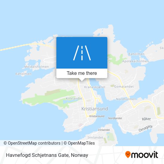 Havnefogd Schjetnans Gate map