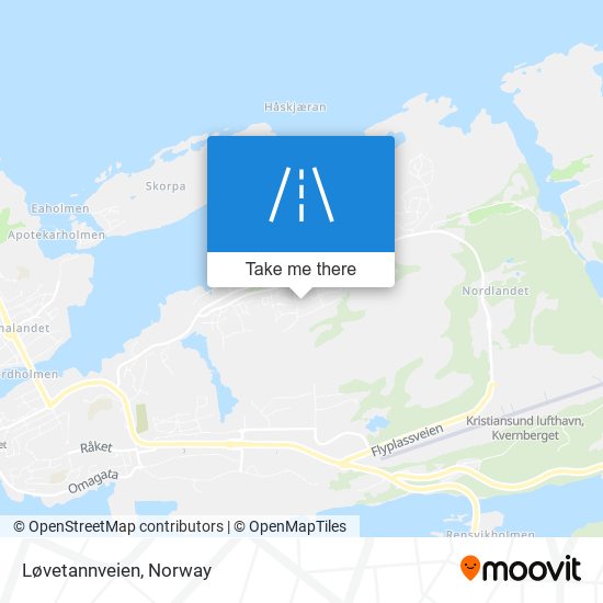 Løvetannveien map