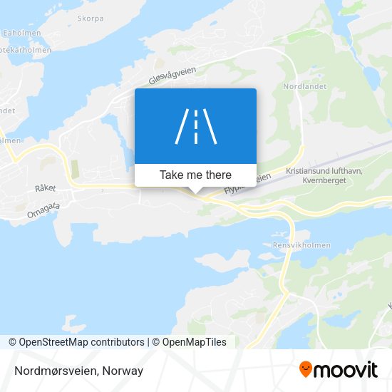 Nordmørsveien map