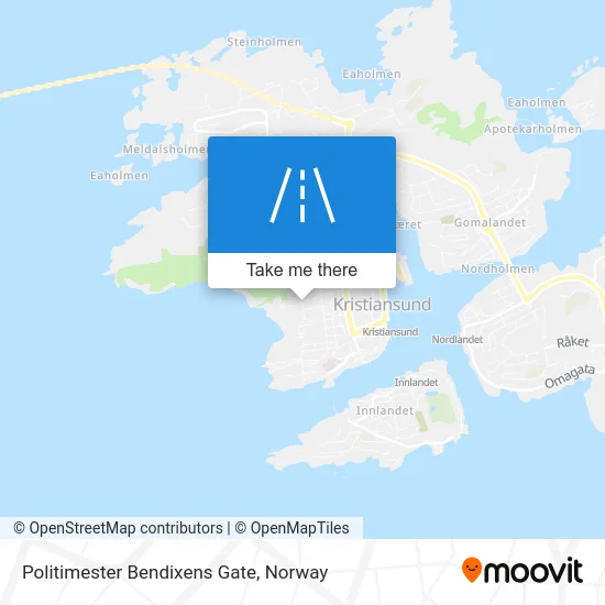 Politimester Bendixens Gate map
