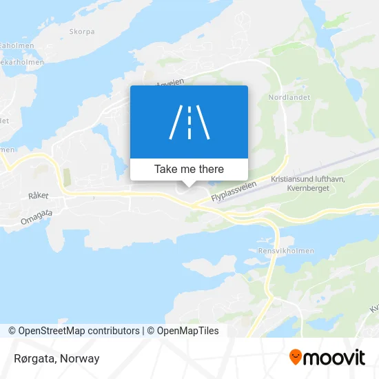 Rørgata map