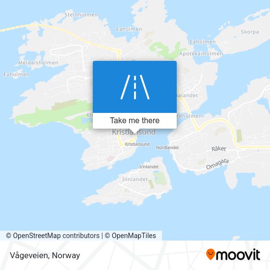 Vågeveien map