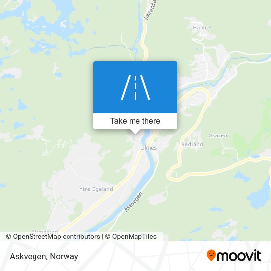 Askvegen map