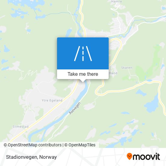 Stadionvegen map