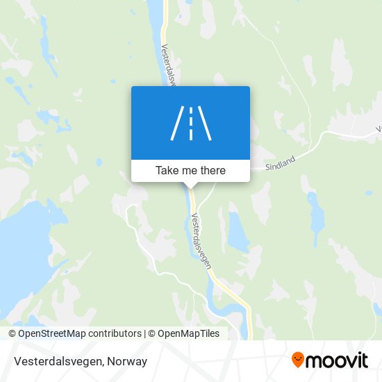 Vesterdalsvegen map