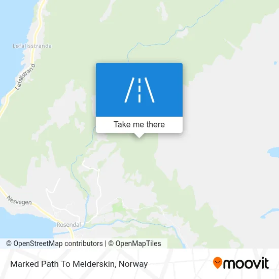 Marked Path To Melderskin map