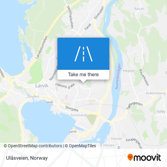 Ulåsveien map