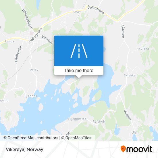 Vikerøya map