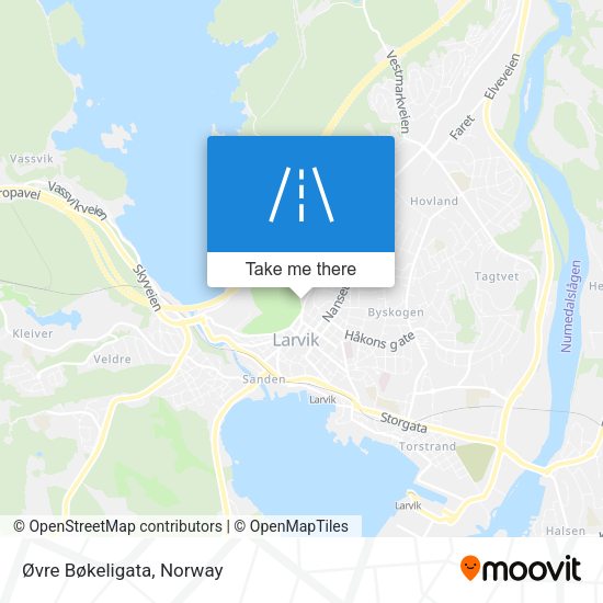Øvre Bøkeligata map