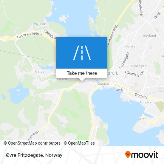 Øvre Fritzøegate map