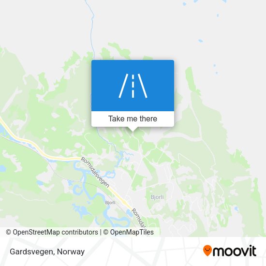 Gardsvegen map