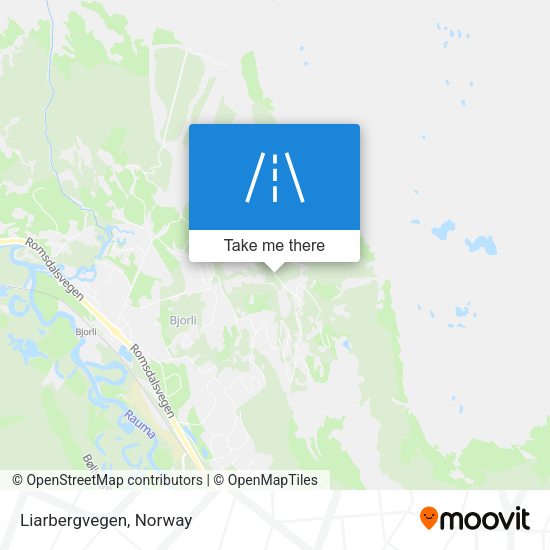 Liarbergvegen map