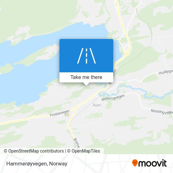 Hammerøyvegen map