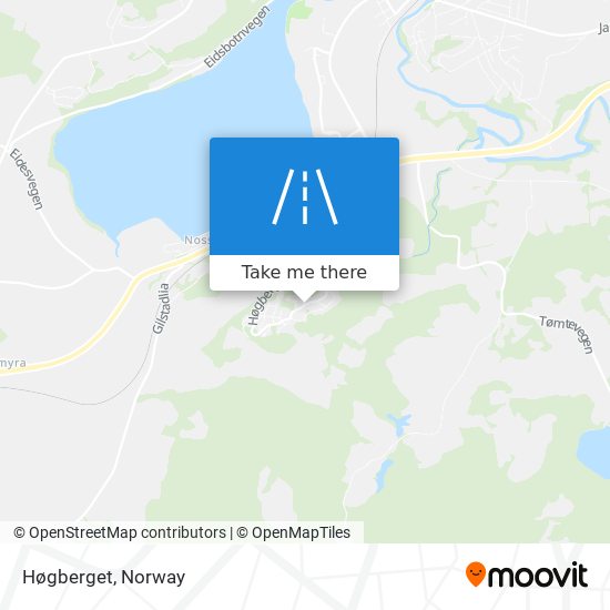 Høgberget map