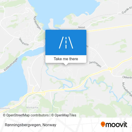Rønningsbergvegen map